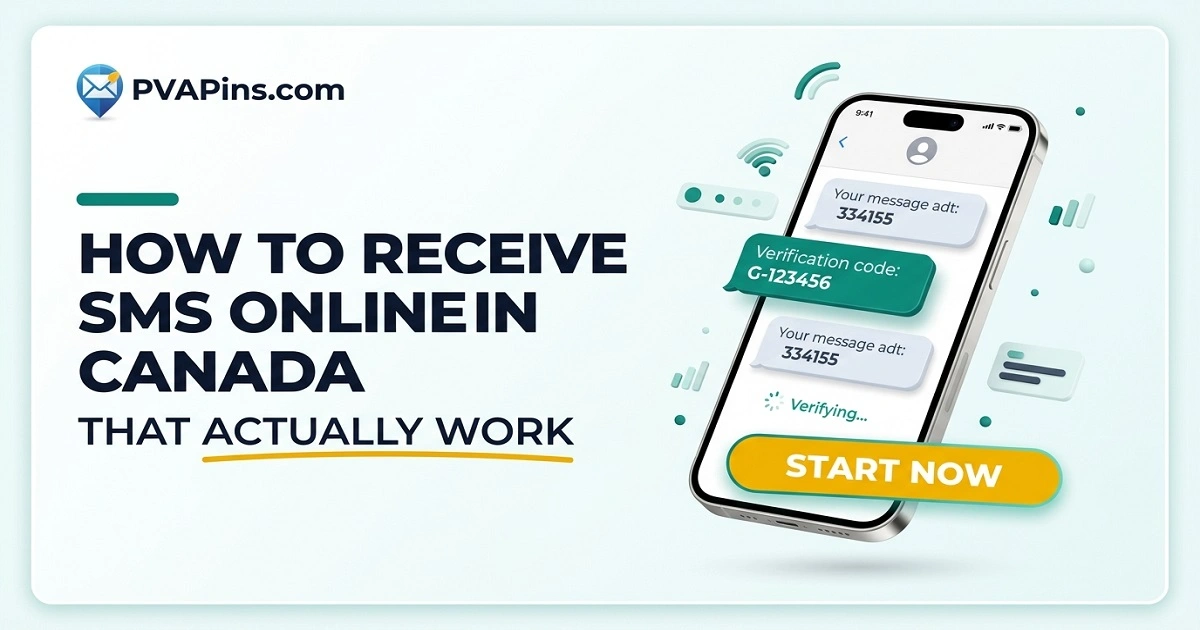 Receive SMS Online Canada: Free & Paid Numbers